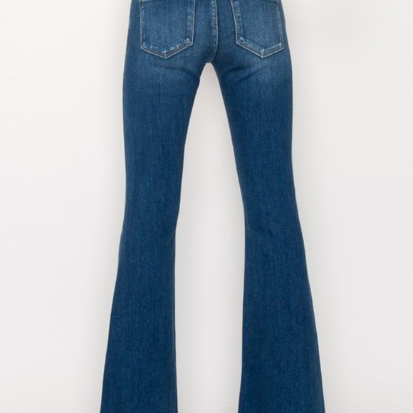 Low Rise stretch Vintage Flare Jeans - Picture 3 of 10